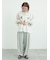 袖タックTシャツ