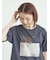 【接触冷感】スクエア箔ロゴTシャツ