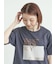 【接触冷感】スクエア箔ロゴTシャツ