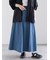 デニムフレアスカート