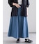 デニムフレアスカート