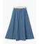デニムフレアスカート