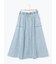 デニムフレアスカート