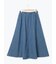 デニムフレアスカート
