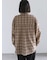 【マルチウェイ/イージーケア】チェック柄ビッグシャツ
