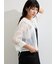 裾ドロストワイドスリーブシャツ