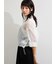 裾ドロストワイドスリーブシャツ