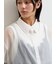 裾ドロストワイドスリーブシャツ