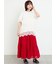 【接触冷感】袖オーガンジー切り替えTシャツ