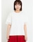 【接触冷感】袖オーガンジー切り替えTシャツ