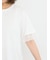 【接触冷感】袖オーガンジー切り替えTシャツ