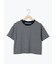 マルチボーダークロップドTシャツ