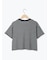 マルチボーダークロップドTシャツ