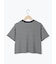 マルチボーダークロップドTシャツ