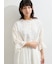 袖メッシュレースワンピース《WEB限定カラーあり》