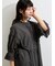 袖メッシュレースワンピース《WEB限定カラーあり》