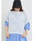 前後2WAY花柄メッシュニット
