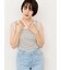 【接触冷感・抗菌防臭】前後2WAYリボン付きタンク