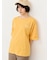 【接触冷感】ロゴ刺繍バックプリントTシャツ