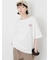 【接触冷感】ロゴ刺繍バックプリントTシャツ