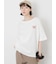 【接触冷感】ロゴ刺繍バックプリントTシャツ