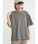 【接触冷感】ロゴ刺繍バックプリントTシャツ