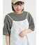 【接触冷感】ロゴ刺繍バックプリントTシャツ
