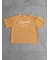 【接触冷感】ロゴ刺繍バックプリントTシャツ