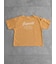 【接触冷感】ロゴ刺繍バックプリントTシャツ
