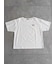 【接触冷感】ロゴ刺繍バックプリントTシャツ