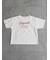 【接触冷感】ロゴ刺繍バックプリントTシャツ