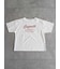 【接触冷感】ロゴ刺繍バックプリントTシャツ