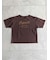 【接触冷感】ロゴ刺繍バックプリントTシャツ