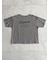【接触冷感】ロゴ刺繍バックプリントTシャツ