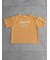 【接触冷感】ロゴ刺繍バックプリントTシャツ