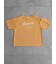 【接触冷感】ロゴ刺繍バックプリントTシャツ