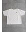 【接触冷感】ロゴ刺繍バックプリントTシャツ