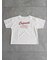 【接触冷感】ロゴ刺繍バックプリントTシャツ