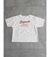 【接触冷感】ロゴ刺繍バックプリントTシャツ