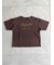 【接触冷感】ロゴ刺繍バックプリントTシャツ