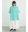 【接触冷感】綿Pu混ゆるチュニック
