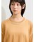 ◇【接触冷感】配色ステッチシアーニット
