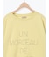 ◇強撚天竺フレアスリーブプリントTシャツ