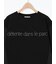 ◇シルケット天竺ドッキングプリントTシャツ