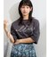 バイオ加工ロゴプリントワイドTシャツ