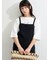 バイオ加工ロゴプリントワイドTシャツ