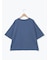 バイオ加工ロゴプリントワイドTシャツ