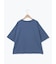 バイオ加工ロゴプリントワイドTシャツ