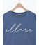 バイオ加工ロゴプリントワイドTシャツ