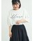 バイオ加工ロゴプリントワイドTシャツ